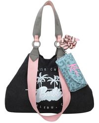 Fritzi aus Preußen - Izzy Limited Barbie Malibu Denim Shopper Tasche 42 Cm Für Damen - Lyst