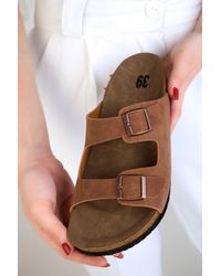 Soho - Hellbraune Hausschuhe Für Damen - Lyst