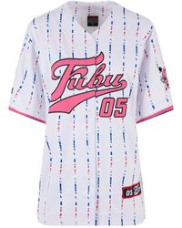 Fubu - Fw222-021-1 varsity stripe baseball jersey - Lyst