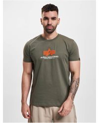 Alpha Industries - Basic gummi t-shirt - m - Lyst