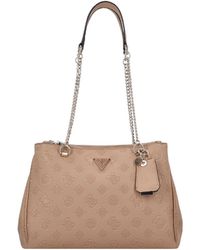 Guess - Cresidia Schultertasche 34.5 Cm Für Damen - Lyst