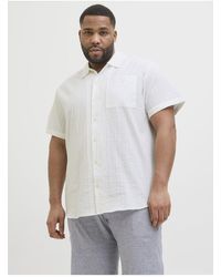 Jack & Jones - Hemd Plus Size Relaxed Fit Hemd Für Herren - Lyst