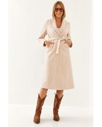 Bianco Lucci - Mantel Aus Kaschmir Mit Gürtel – 2353 Für Damen - Lyst