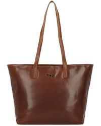 Greenburry - Vintage Shopper Tasche Xxl Leder 47 Cm Laptopfach Für Damen - Lyst