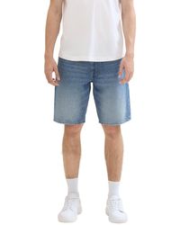 Tom Tailor - Denim lockere shorts - Lyst