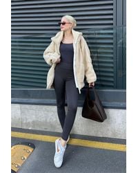 Madmext - Geräucherte Strumpfhose Mit Hoher Taille Mg2230 Für Damen - Lyst