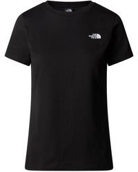 The North Face - W S/S Simple Dome Slim Tee T-Shirt Nf0A87Nhjk31-M Für Damen - Lyst