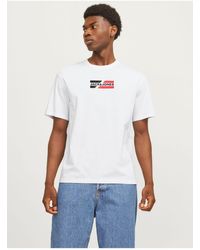 Jack & Jones - Jjecorp T-Shirt Mit Grafikdruck – O-Ausschnitt, Ss-Modell, Noos Für Herren - Lyst