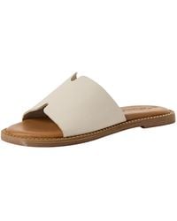 Tamaris - Sandalen 1-27135-42 Creme 418 Ivory Leder Mit Touch-It Für Damen - Lyst