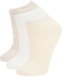 Defacto - 3-Teiliges Booties-Set Aus Baumwolle B6039Axns Für Damen - Lyst