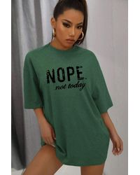 uyguntarz - T-Shirt Mit „Not Today“-Aufdruck - Lyst