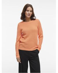 Vila - Strickpullover Vidalo Basic Für Damen - Lyst