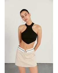 VATKALI - Geripptes Crop-Top Mit Neckholder - Lyst