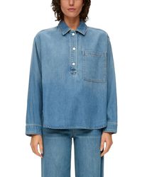 S.oliver - Jeans-overshirt im loose fit - Lyst