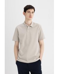 Defacto - Neues polo-t-shirt mit normaler passform und kurzen ärmeln - Lyst