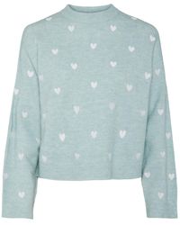 Pieces - Pullover Knit Pre50/Pc31/Wp7/Poa6/Ea3/Wo3 Sweatshirt Für Damen - Lyst