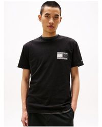 Tommy Hilfiger - Tjm Reg Paisley Flag Tee Ext T-Shirt Für Herren - Lyst