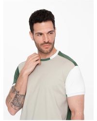 Ombre - T-Shirt Mit Elasthan Mit Farbigen Ärmeln V5 Xl Für Herren - Lyst
