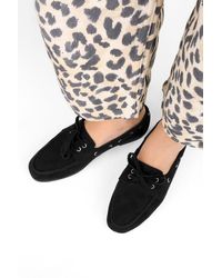 Shoeberry - Tinkera Ballerinas Aus Schwarzem Wildleder Für Damen - Lyst