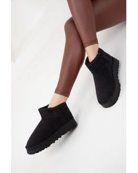 Soho - Stiefel Aus Schwarzem Wildleder – Modell Bootie Für Damen - Lyst