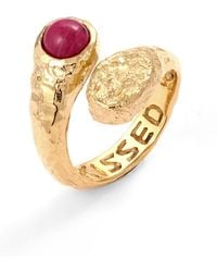 Haze & Glory - Ring Ring Mit Steinen 925 Sterling Silber Ring Edelsteinkugel Mit Onyx 54Mm Ornamen Für Damen - Lyst