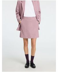 SELECTED - Minirock Viskosemix Anzug Für Damen - Lyst