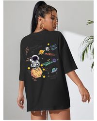 uyguntarz - T-Shirt Mit Galaxy-Design-Aufdruck - Lyst