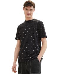 Tom Tailor - T-shirt mit allover-print - Lyst