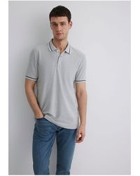 Mavi - Graues Polo-T-Shirt Mit Normaler Passform -80196 Für Herren - Lyst