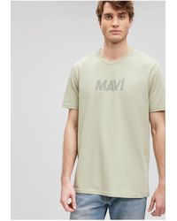 Mavi - Es slim fit t-shirt mit logo-aufdruck --85873 - Lyst