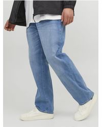 Jack & Jones - Rahat Kesim Kot Pantolon Plus Jjimike Jjoriginal Am 783 Noos Pls Rahat Kesim Kot Pantolon Für Herren - Lyst