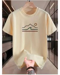 uyguntarz - T-Shirt Mit Aufdruck „Sunny Mountain Design“ - Lyst