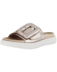 Gabor - Sandalen 63.751 Goldfarben 62 Puder Leder Für Damen - Lyst