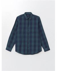 LC Waikiki - Lcwaikiki Klassisches, Langärmliges, Kariertes Dobby-Hemd Im Regular Fit Für Herren - Lyst