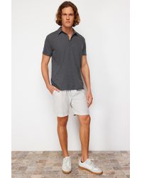 Trendyol - E shorts mit normaler passform und elastischer taille - Lyst