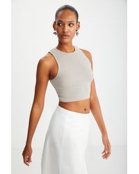 Grimelange - Tızıana Bluse Aus Bio-Baumwolle Mit Geripptem, Dehnbarem Stoff - Lyst