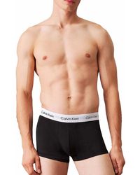 Calvin Klein - Boxershorts Aus Baumwolle Mit Schmaler Passform Und Elastischem Bund, 3-Teilig, -Ub1 Für Herren - Lyst