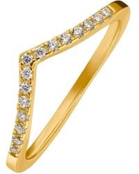 Heideman - Ring Mit Steinen Nele Silberfarben Poliert Casual Für Damen - Lyst