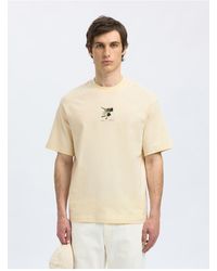 SELECTED - T-Shirt Mit Rundhalsausschnitt Print Für Herren - Lyst