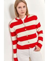 Bianco Lucci - Strickjacke regular fit - Lyst