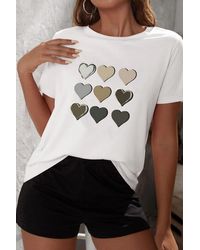 uyguntarz - Shorts-Set Mit Herz-Print - Lyst