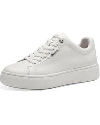 Tamaris - Low sneaker low top 1-23736-42 117 white leather leder mit touch-it - Lyst