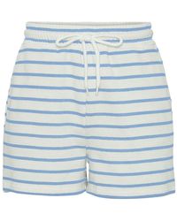 Pieces - Pcchilli Summer Hw Shorts Stripe Noos Bc Für Damen - Lyst