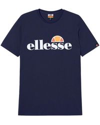 Ellesse - T-shirt sl prado tee kurzarm, crewneck, rundhals, logo-print - m - Lyst