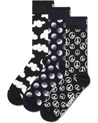 Happy Socks - 3er pack unisex socken geschenkbox, gemischte farben - 41-46 - Lyst