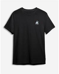 Trendyol - Es t-shirt mit aufgedrucktem text und normaler schnittform - Lyst