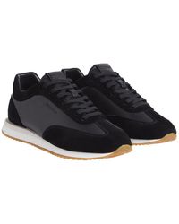 Calvin Klein - Lth Sue Mix Runner Schnürschuhe Für Damen - Lyst