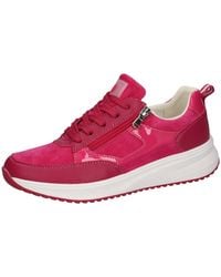 Waldläufer - Low Sneaker H-Mara Low Top 765002-100 193 Leder Mit Eva & Herausnehmbar Für Damen - Lyst