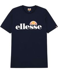 Ellesse - T-shirt sl prado tee kurzarm, crewneck, rundhals, logo-print - m - Lyst