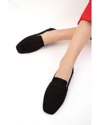 Soho - Modell Ballerinas Aus Schwarzem Wildleder Für Damen - Lyst